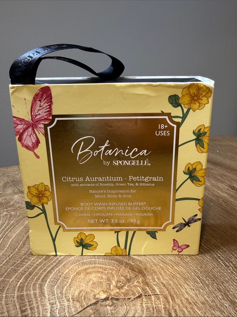 Botanica by Spongellé Citrus Body Wash Infused Buffer